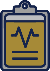 Medical document on a clipboard