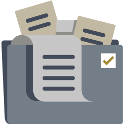 Image of an approved file